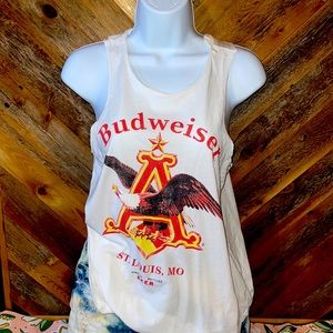 Ladies Small Budweiser tank top